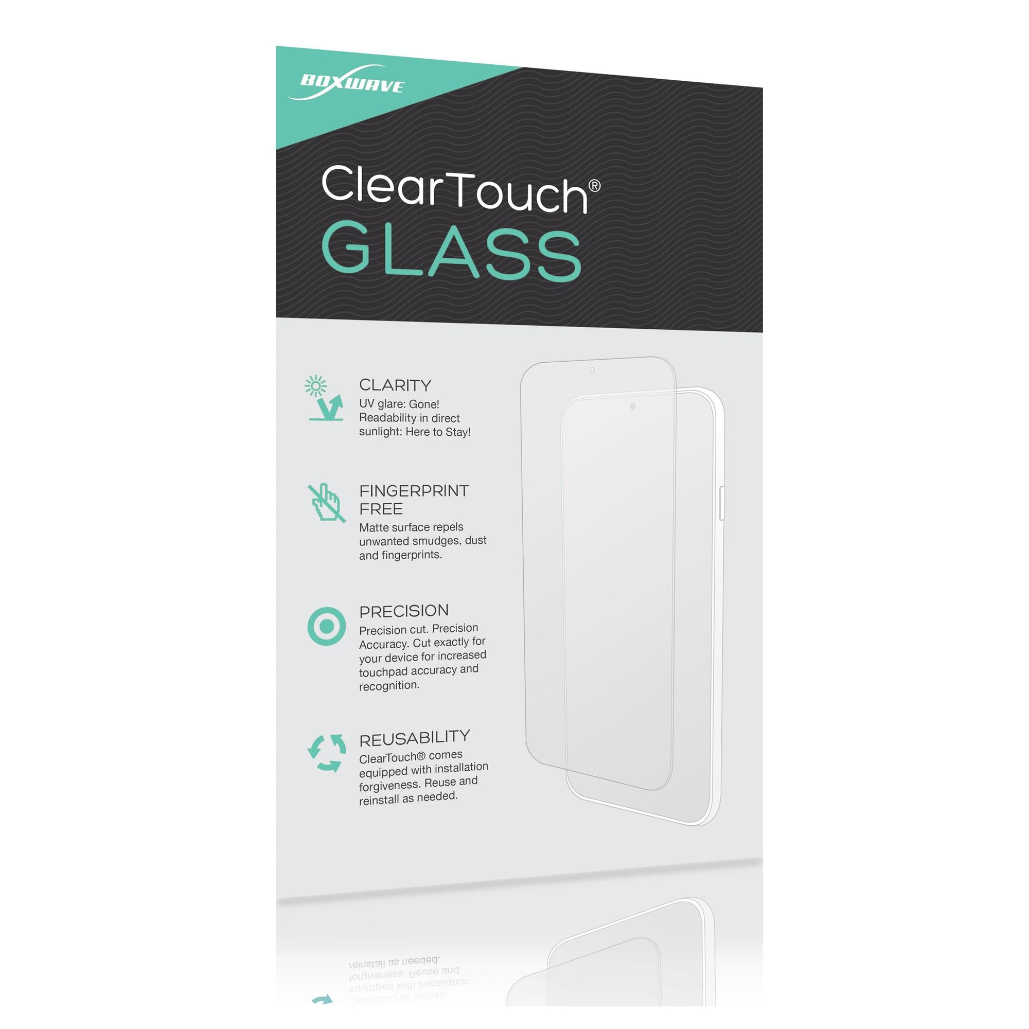 BoxWave Screen Protector Compatible with Canon PowerShot ELPH 360 HS - ClearTouch Glass, 9H Tempered Glass Screen Protection for Canon PowerShot ELPH