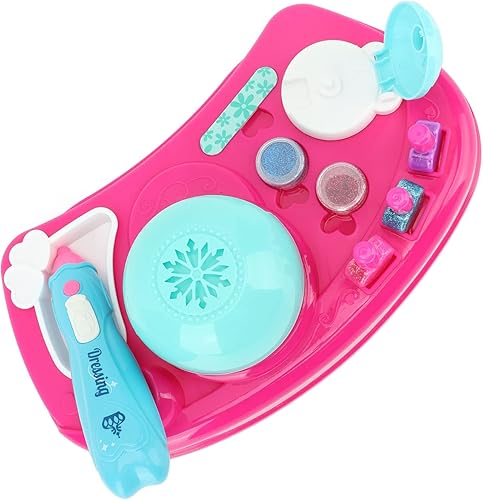 Miniatura 9 de SPYMINNPOO Juego de barniz de uñas para niños, kit de juguete de arte de uñas para niñas, kit de juguete de manicura para niños, juego de secado de