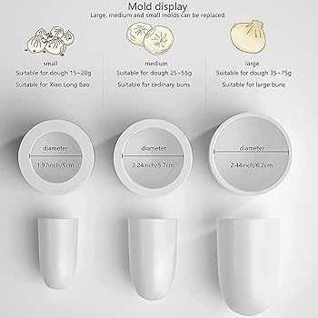 Amazon.com : ZXSYYDS Semi-Automatic Baozi Maker,Manual Bun