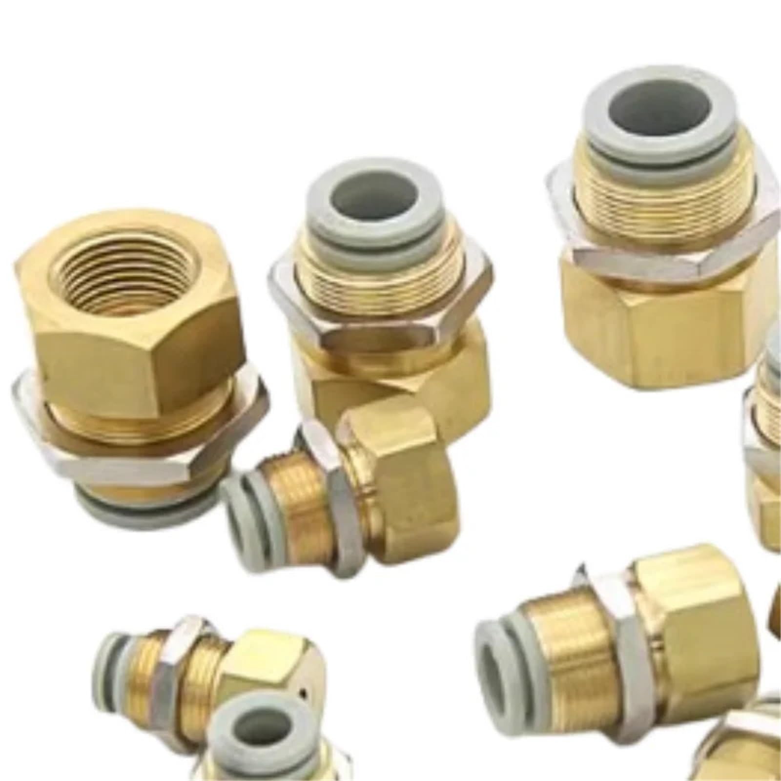 10/20 Unidades de racores neumáticos Rectos con Rosca Interna. Conector rápido KQ2E04-M5 KQ2E06-M5 KQ2E08-01 KQ2E10-02(KQ2E08-02,20PCS)