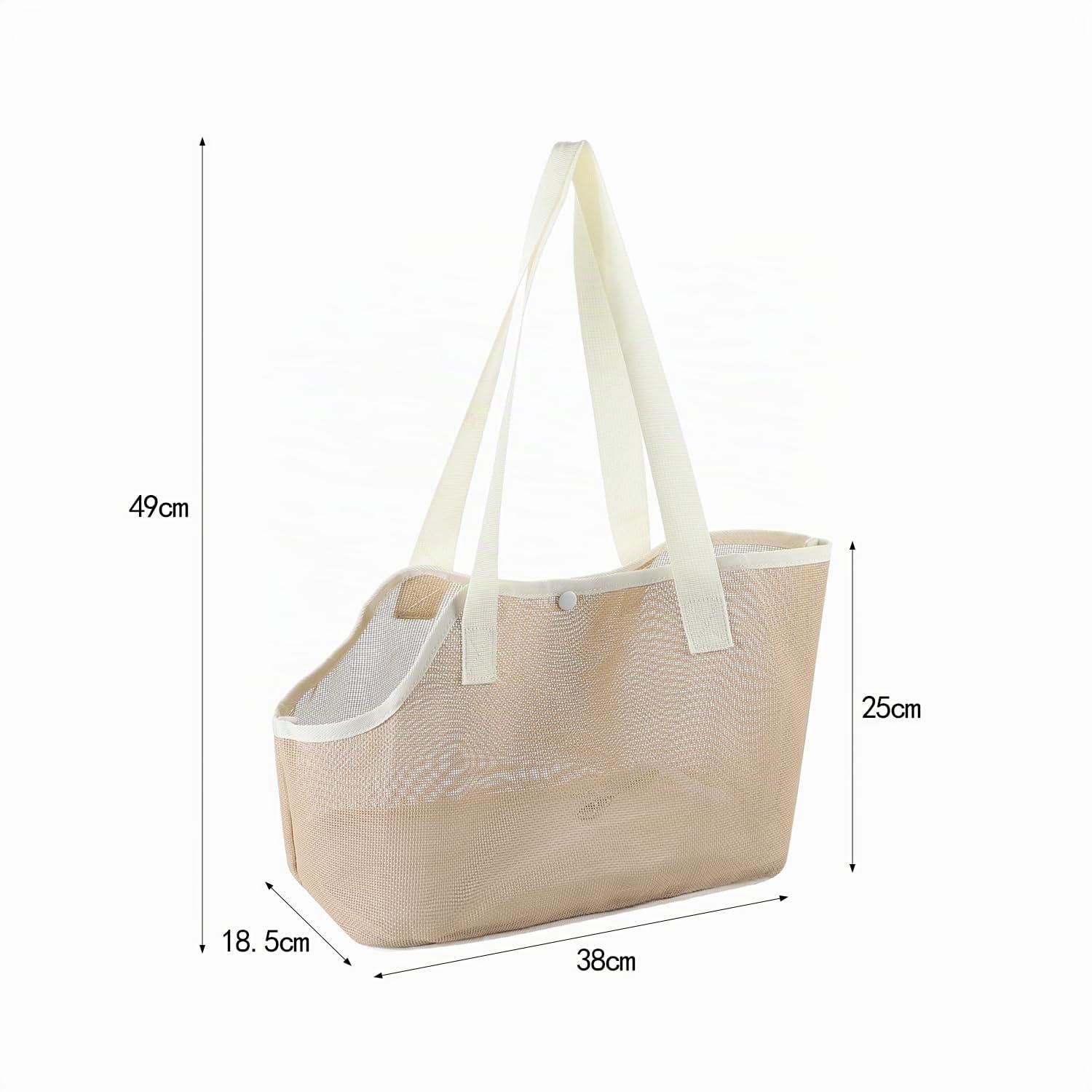 Sac de Transport pour Animaux de Compagnie Maille Respirant Eté Cage de Transport Portable Chien Chat Extérieur Sac de Voyage avec Corde de Sécurité et Tapis Amovible pour Chaton Chiot Petits Animaux