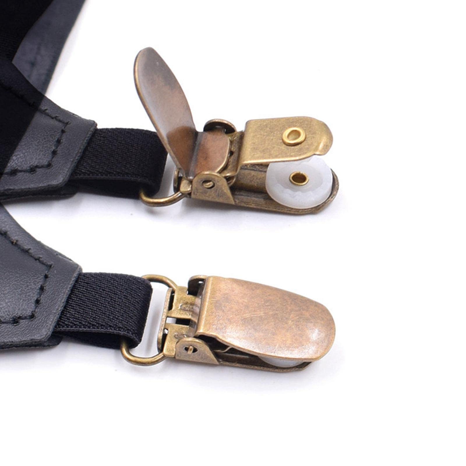 3x Bretelle Antiscivolo con Clip a Bocca D'anatra per Uomo E Donna