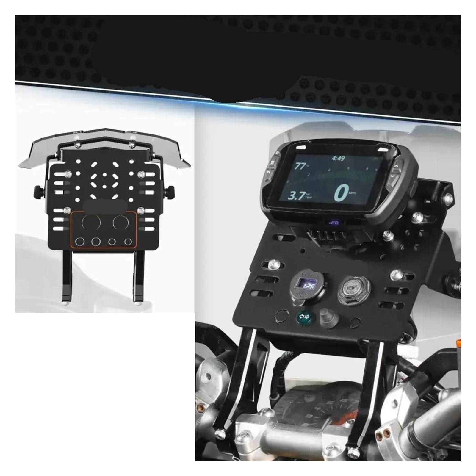 Navegación Navegación GPS para 125-530 SX/SX-F/EXC/EXC TPI/EXC-para 690 Enduro/Enduro R/SMC/SMCR 2004-2024 Soporte De Montaje GPS Kit Carenado