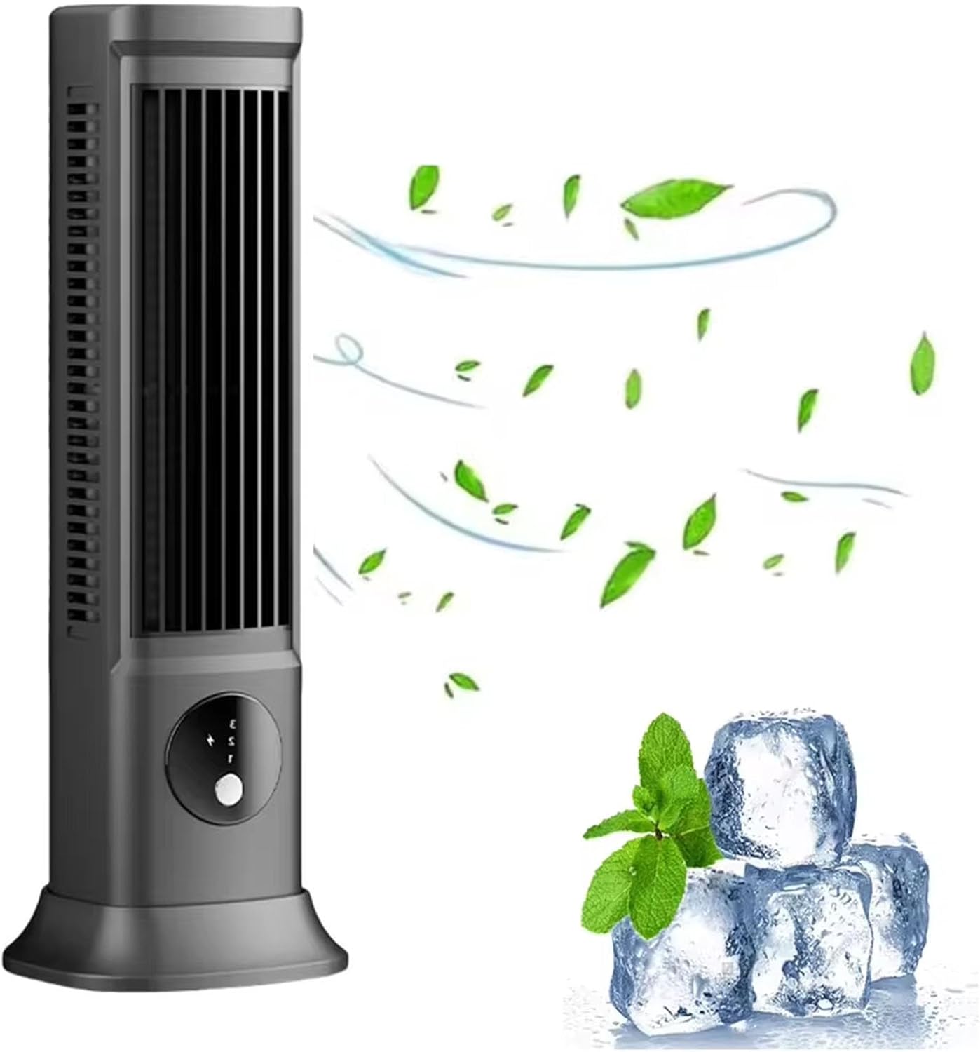 Quiet Desktop Fan with Adjustable Speed Rechargeable Fan ABS Texture Suitable for Multifuntional Use in Office Or Home Quiet Tower Fan for Small Space