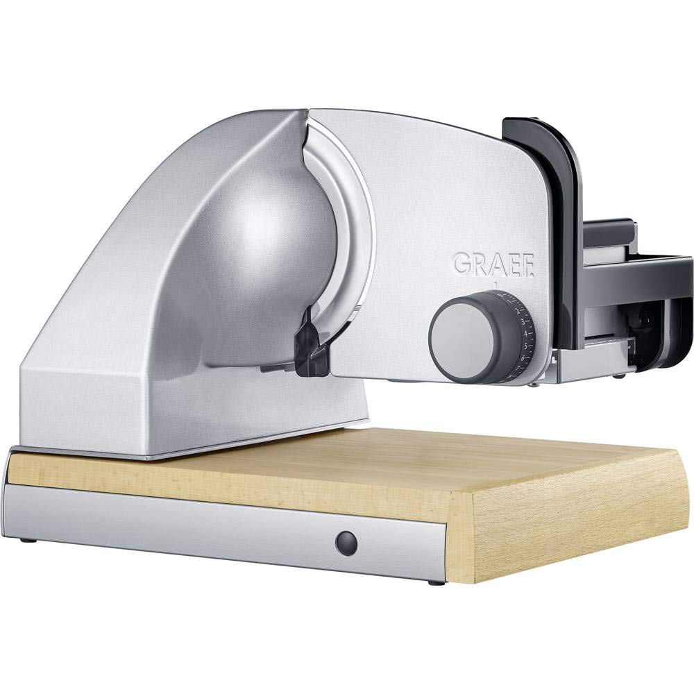 Graef Sliced Kitchen SKS 850 affettatrice S85010 Argento, Legno