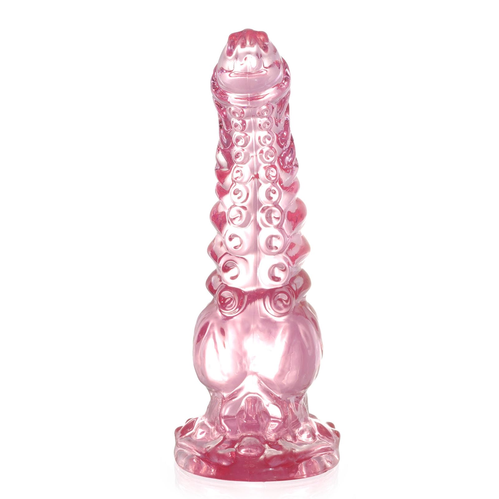 9.4in Monster Dildo Pink,Fantasy Tentacle Knot Dildo with Big Knot and Strong Suction Cup, Adult Sex Toys for Women Men Gay