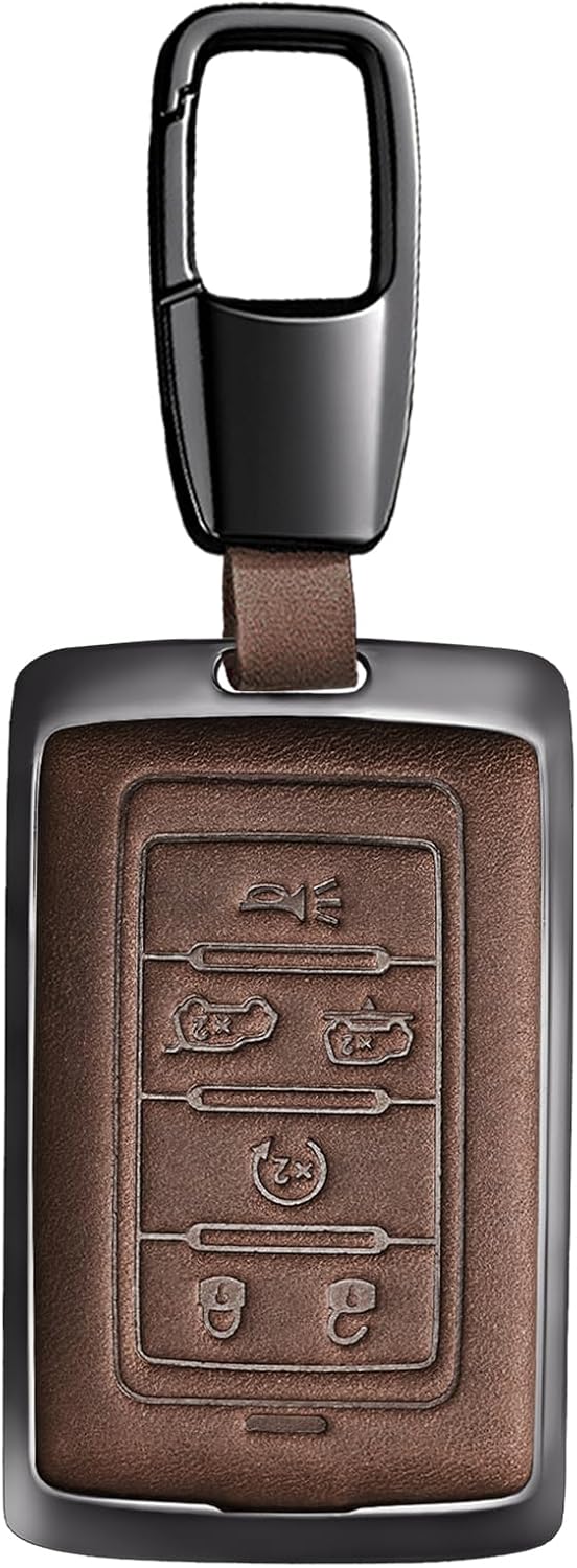 PEICHI Key Fob Cover for 2021-2025 Grand Cherokee L Wagoneer