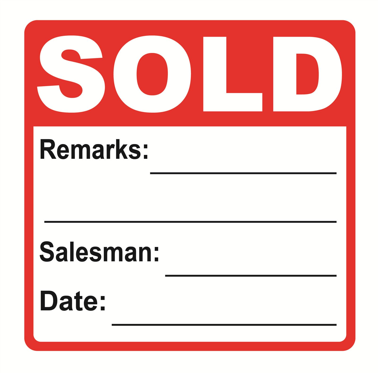 Sold Sticker,2inch 300pcs Sold Salesmen Shop Retail Package Shipping Sticker
