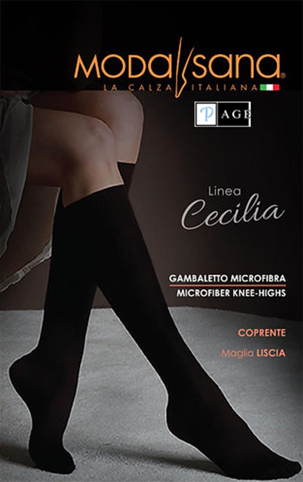 p age 3 Paia di Modasana Gambaletti Microfibra Coprente 140 DEN Calze a compressione graduata 18/20 mmHg