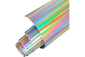 Metallic HTV Holographic Silver Holographic Heat Transfer Vinyl Roll