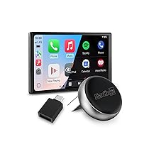 Carlinkit Adattatore wireless per auto CarPlay e Android, mini ultra 3 converte OEM cablato a wireless per iPhone e Android 11+, USB-A, Type-C Plug & Play, connessione veloce, aggiornamento online