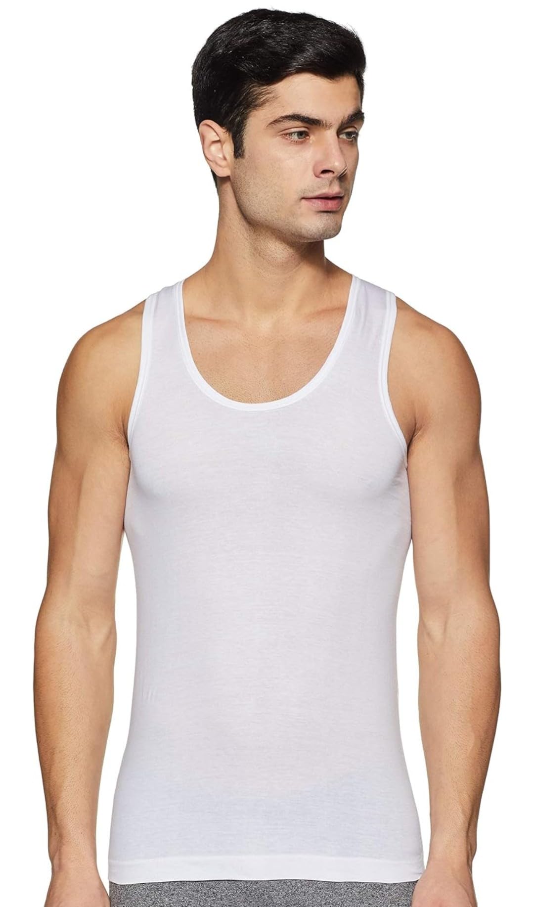 Skc Men's Cotton Vests (White) - Pack of 2 Size Chart XS-75-(S-80)-(M-85)-(L-90)-(XL-95)-(XXL-100)-picture-29