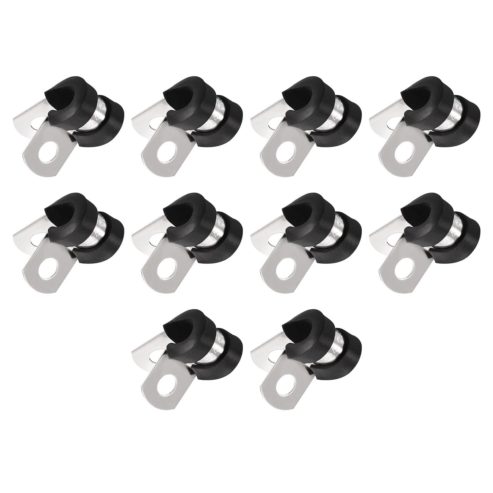 Unifizz 30Pcs 1/4 Inch(6mm) Cable Clamp