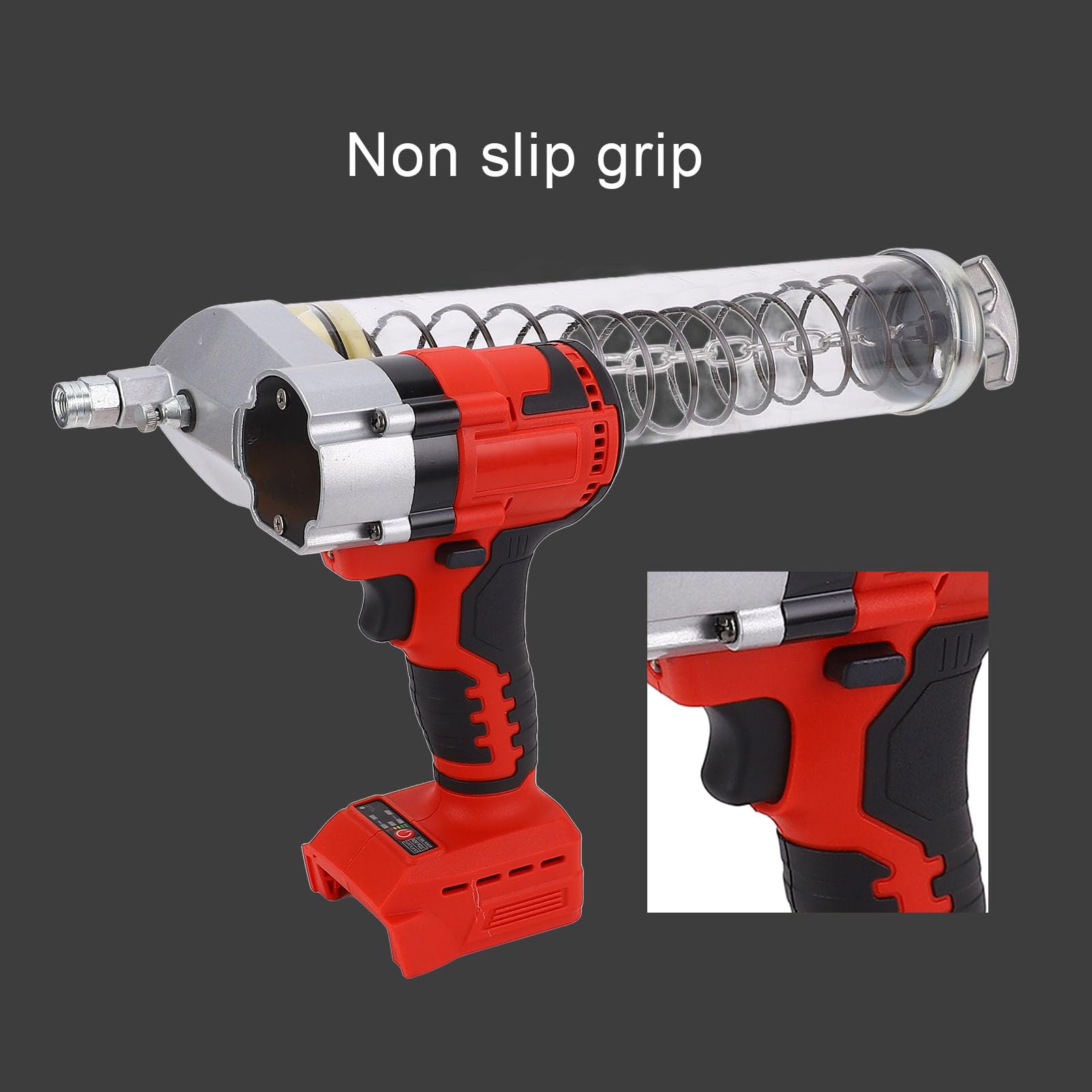 Kit de Pistola de Engrase Eléctrica con Batería de 12000PSI para Taller Inalámbrico B4 y Uso en Fábrica Material ABS Ligero