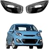 Headlight lampshade Car Headlight Cover Fit For Kia Picanto 2012 2013 2014 2015 Headlamp Lens Transparent Lampshade Shell Replace The Glass Car Headlight Lens CoverLeft
