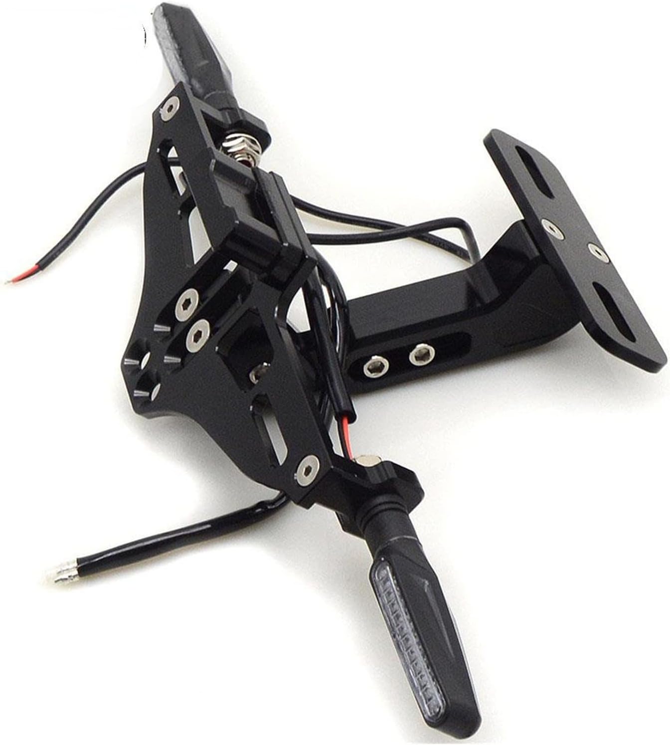 for BMW for K1200S for K 1200 S 2004 2005 2006 2007 2008 Rear License Plate Tail Frame Holder Bracket Turn Signal Light (Color : 3)