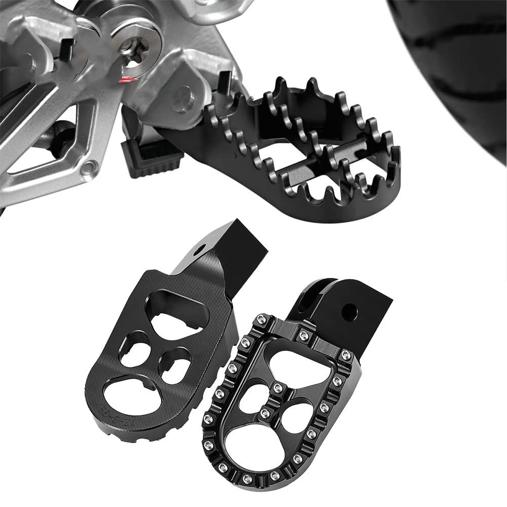 Estriberas para BMW para R1200GS LC para ADV F750GS F850GS Estriberas R 1200 GS para Adventure Black CNC Billet Pedales De Estriberas Anchas Estriberas Clavijas