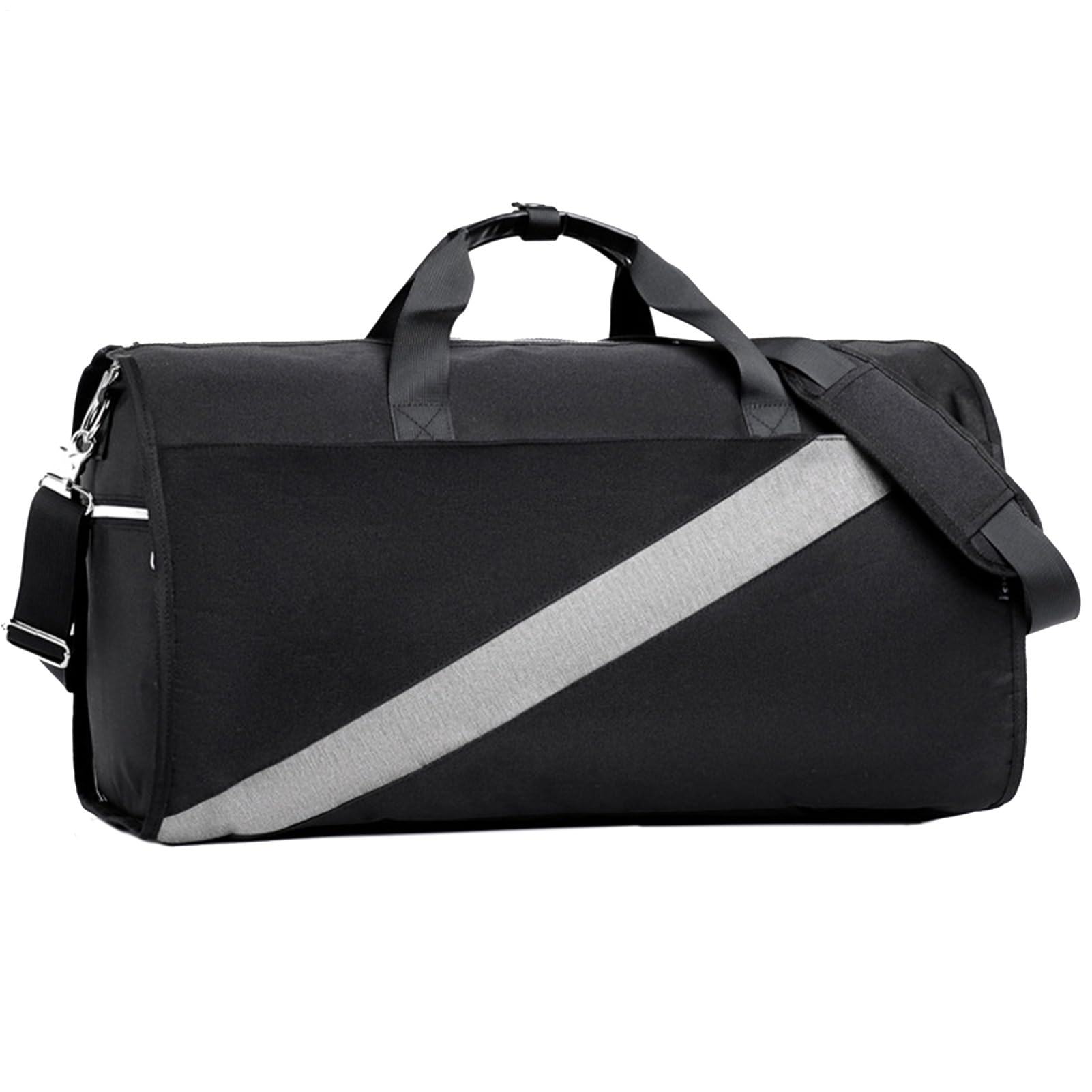 Torba na ubrania, wodoodporna składana torba na ubrania podróżne, 21 | 46 x 11,42 x 11,81 stylowy kombinezon do przechowywania - odporny na męskie wycieczki biznesowe, kieszeń na buty z paskiem na