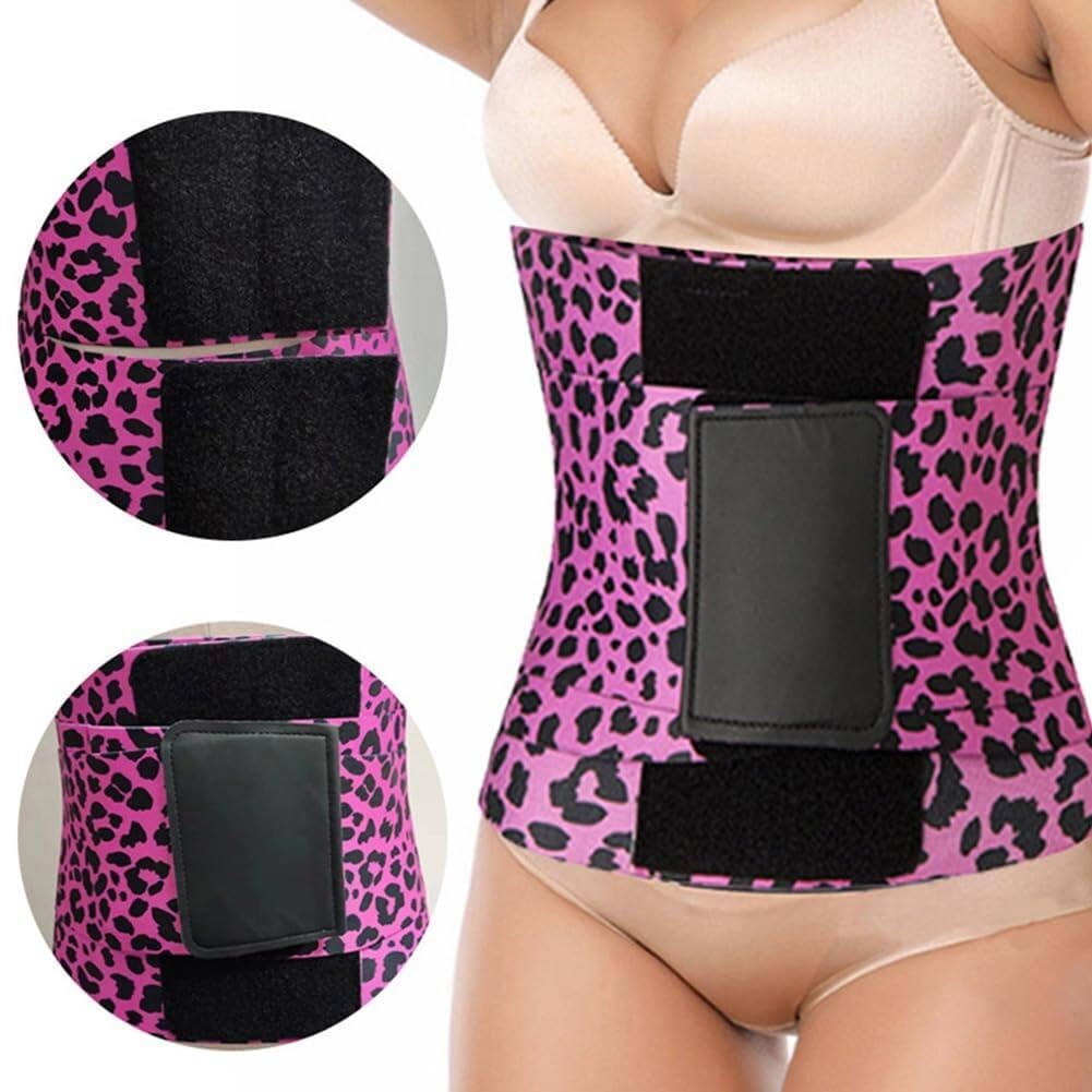 Damen Dreifach Wickel Elastischer Bauchgurt Sport Bauchgurt Body Shaping Bauchgürtel