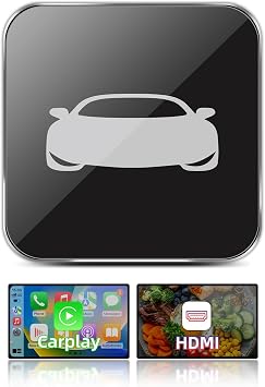 Car TV Adapter Wireless CarPlay, HDMI to USB Converter, Support Fire TV Stick, Game Consoles, Carplay HDMI Adapter Only for Wired CarPlay Cars Model Year 2015 to 2025