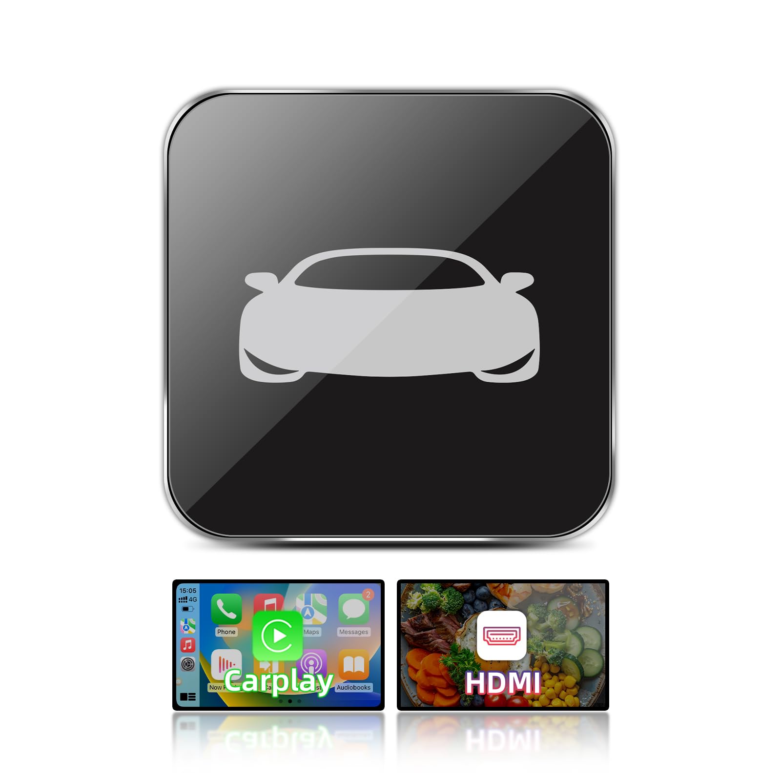 Car TV Assistant Wireless CarPlay & Android Auto Adapter, HDMI to USB Converter for Wired CarPlay Cars, Plug & Play, Support Fire TV Stick, Game Consoles, Video Casting, Anti-Disconnect Design, No Lag-image-13