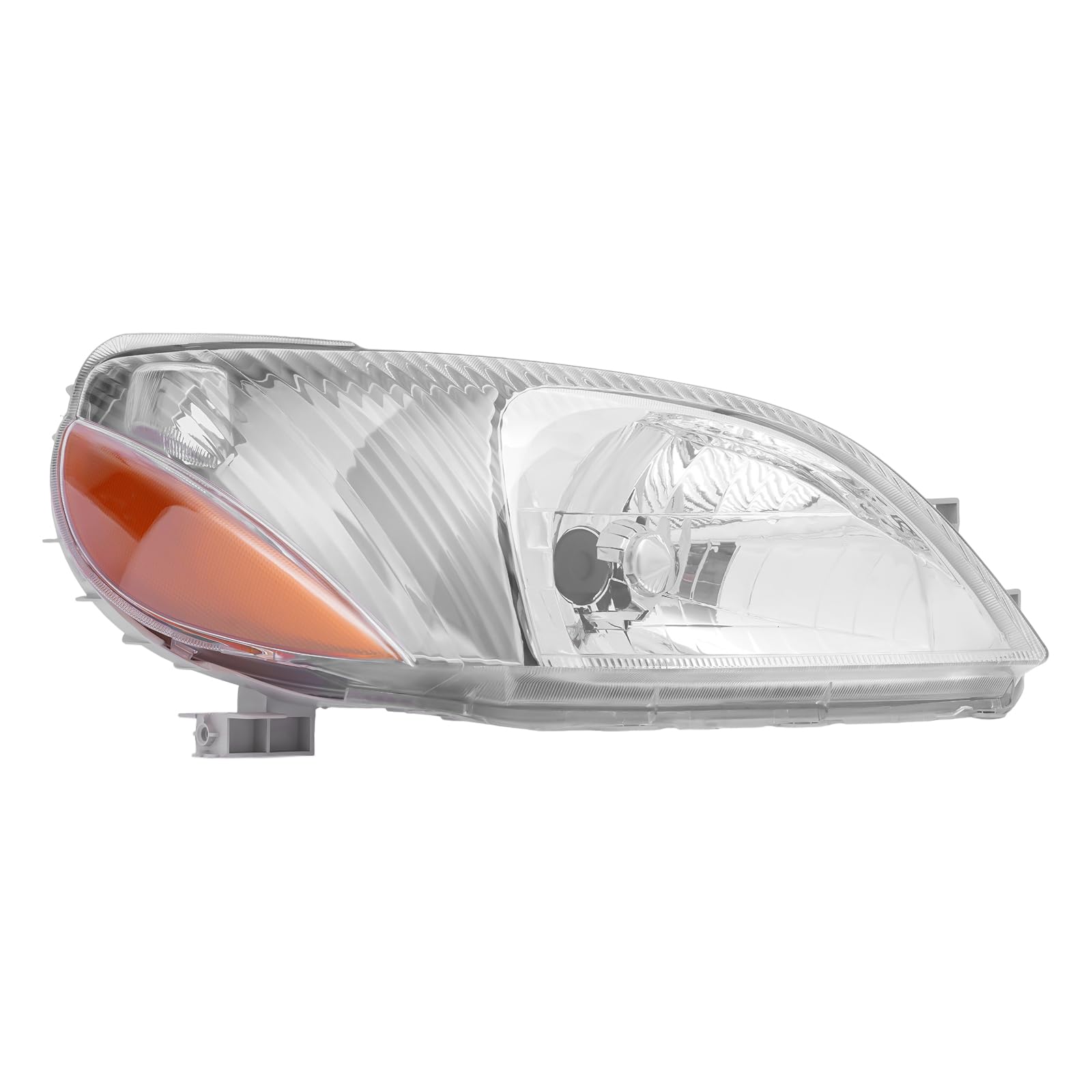 For Toyota Echo 2000-2002 Front Halogen Headlight Assembly, Right Passenger Side Head Lights Clear Lens, High Brightness Headlight Assembly Set Direct