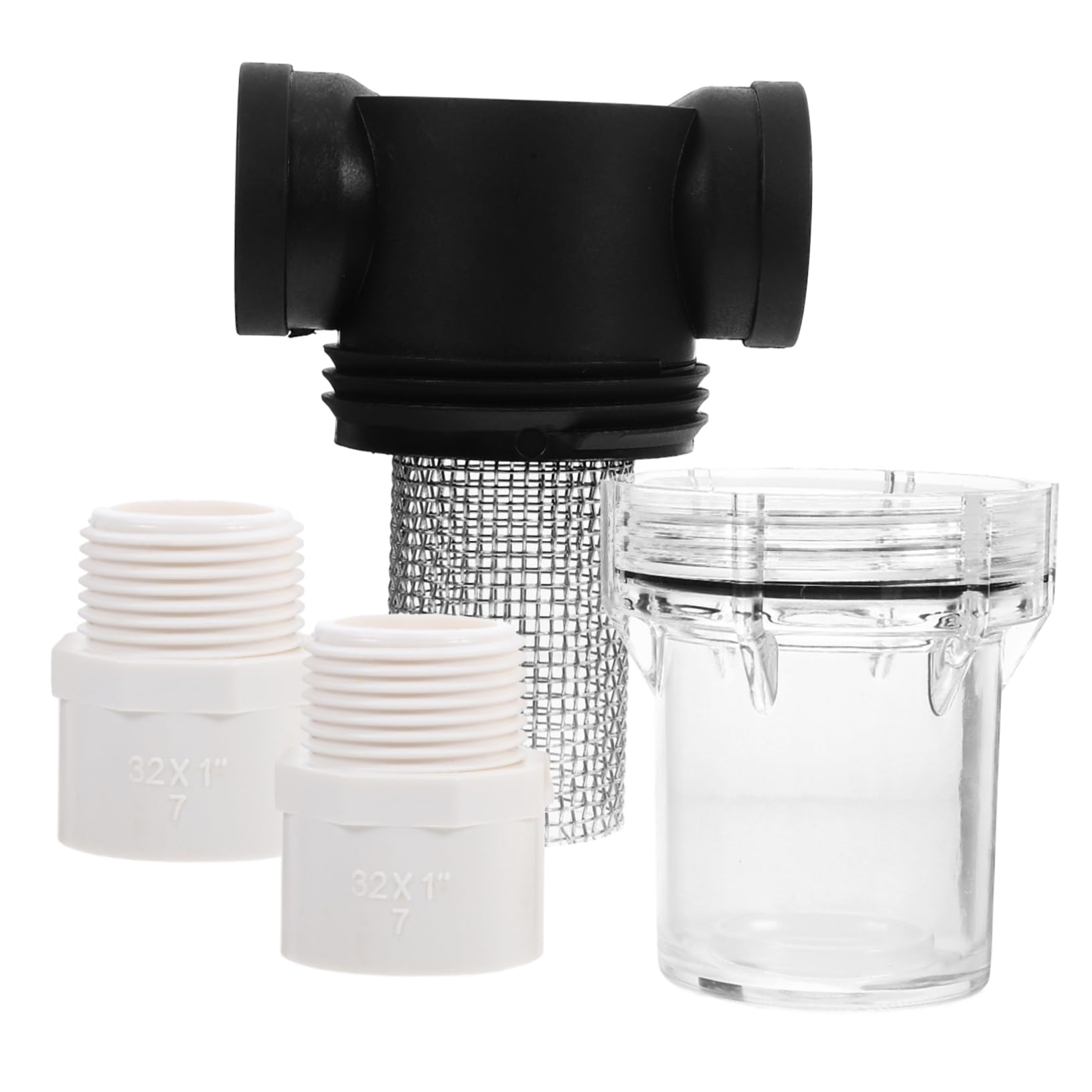 OUNONA 4 Pièces Filtre À Eau Filtres Purificateur D'Eau Filtre De Pipeline Système De Filtration D'Eau Purificateur D'Irrigation De Jardin Adoucisseur D'Eau Pour L'Eau Dure Filtre De