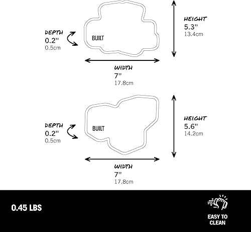 Miniatura 8 de BUILT Paquete de hielo suave, juego de 2, Purple Sunset