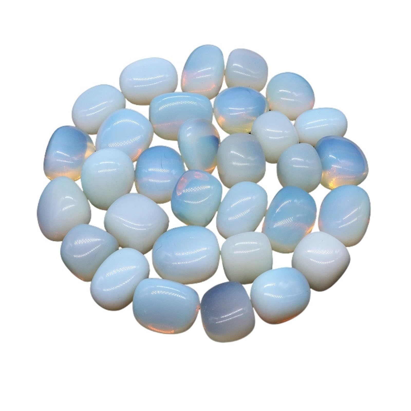 Grava para Acuario Piedras de Grava for pecera, ágata Fuego, Piedra Pulida, energía a Granel, Cristal, Gema, Mineral, Gemas Reiki, decoración del hogar for Acuario(Color 26,1000g)
