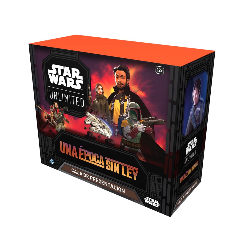 Asmodee FFG Star Wars Unlimited kolekcjonerska gra karciana na czas bez prawa - pudełko przedpremierowe - zawiera 6 kopert - od 12 lat, 2+ gracze - wersja hiszpańska