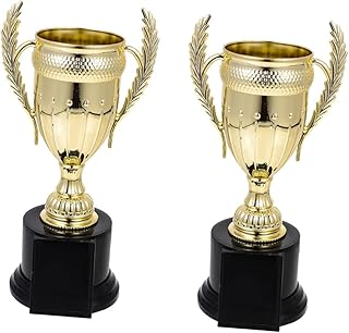 INOOMP 2pcs Trophy Kids Trophy Plastic Trophy Beautiful Trophy Mini Trophy Kids Decor Small Trophy Trophies for Kids Trophy Decor Personal Trophy Props Gift Decoration PVC