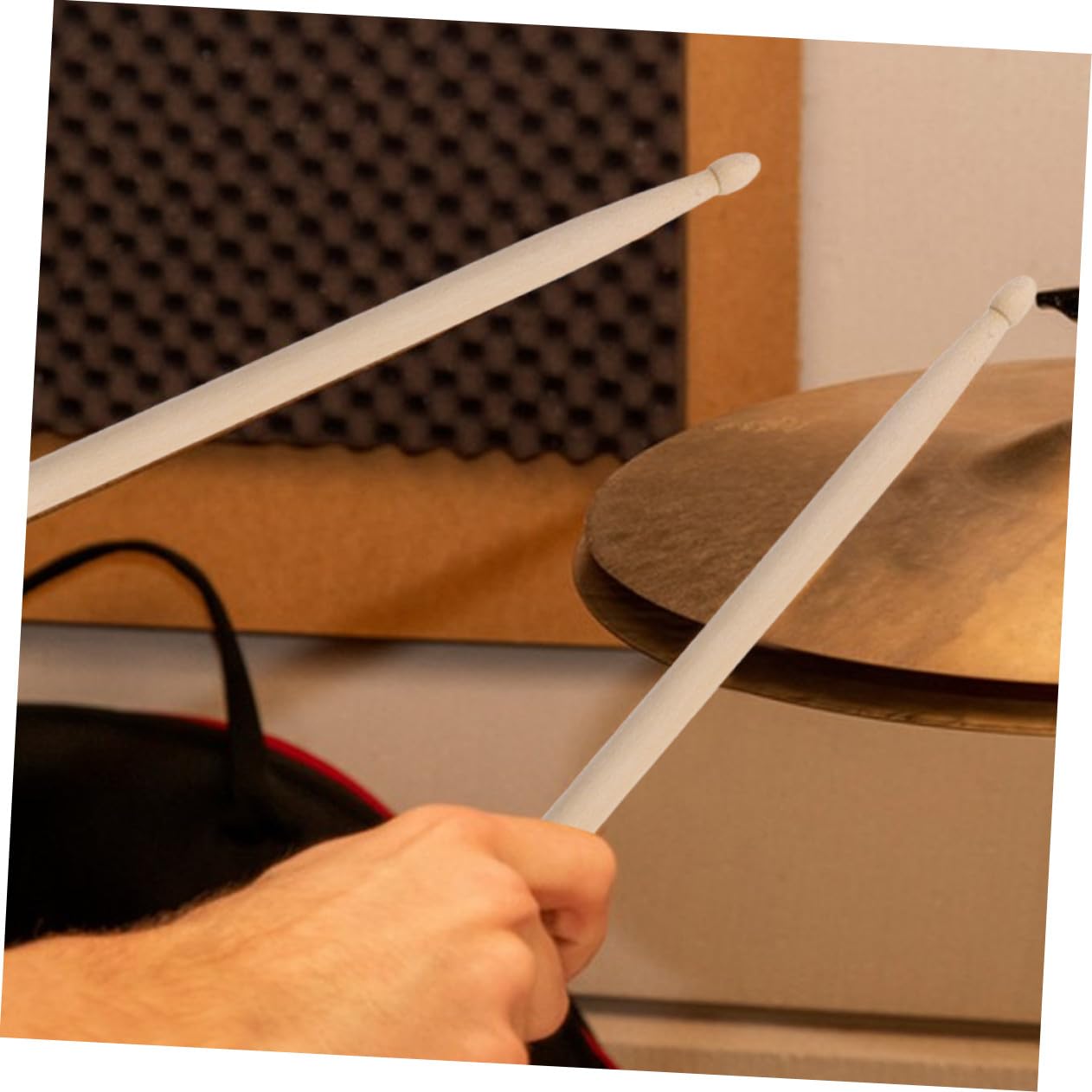 5a Holz Drumsticks, 12 Paar, für Schüler und Profis | Beige, Bruchfest, Vielseitig Einsetzbar in Studios und Bands, Geeignet für Jazz und Übungszwecke