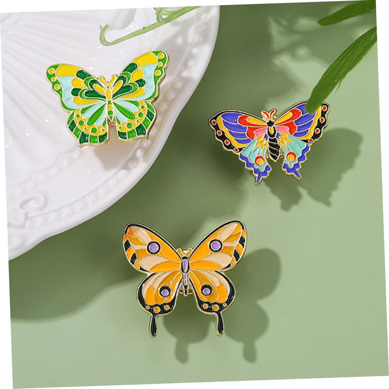 SOIMISS Ansteckbrosche Modeschmuck Broschen Brosche Clips Schmuck Für Den Abschlussball Schmetterlingsbrosche Abschlussballschmuck Für Frauen Schmetterlingsnadel Hutnadel