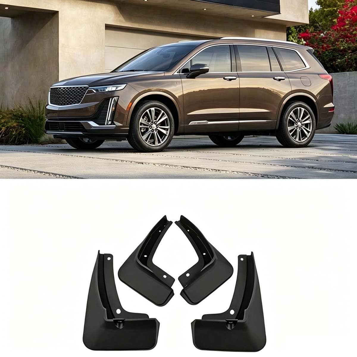 Garde-boue voiture Cadillac XT6 2019-2020 bavette de protection