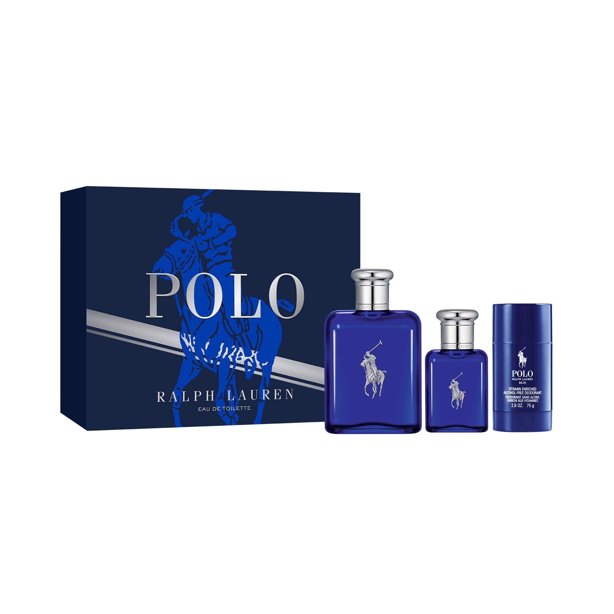Ralph Lauren Polo Blue Eau de Toilette - Fresh Citrusy Cologne for Men | Fragrance with Fresh Melon, Cool Sage & Smooth Suede - Long Lasting - Classic Mens Scent Perfect for Everyday Wear
