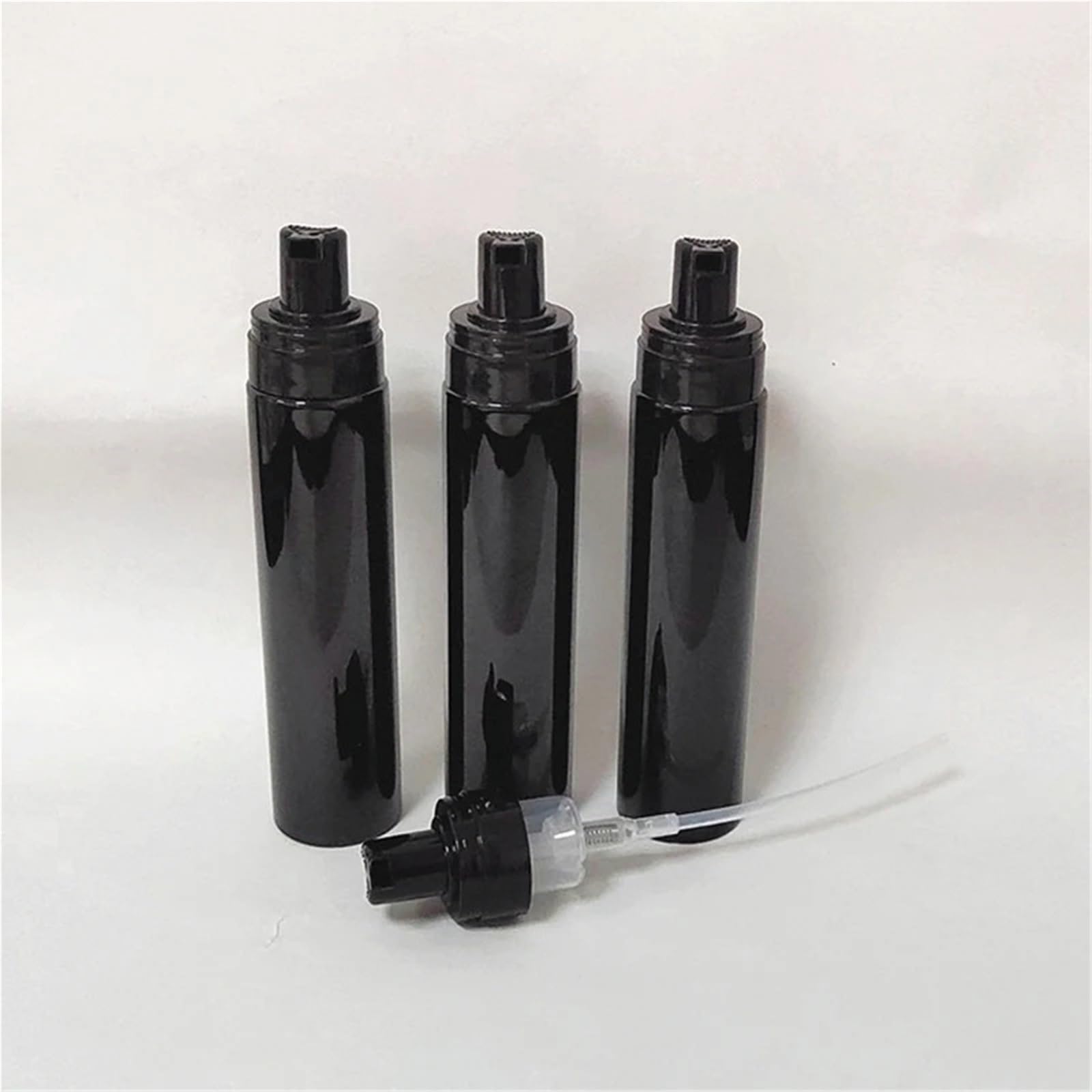 10PCS 100ml Nero Pompa Schiuma Bottiglia Detergente Viso Bottiglie di Plastica Portatile Riutilizzabile Lozione Shampoo Dispenser per Shampoo, Cucina, Bagno