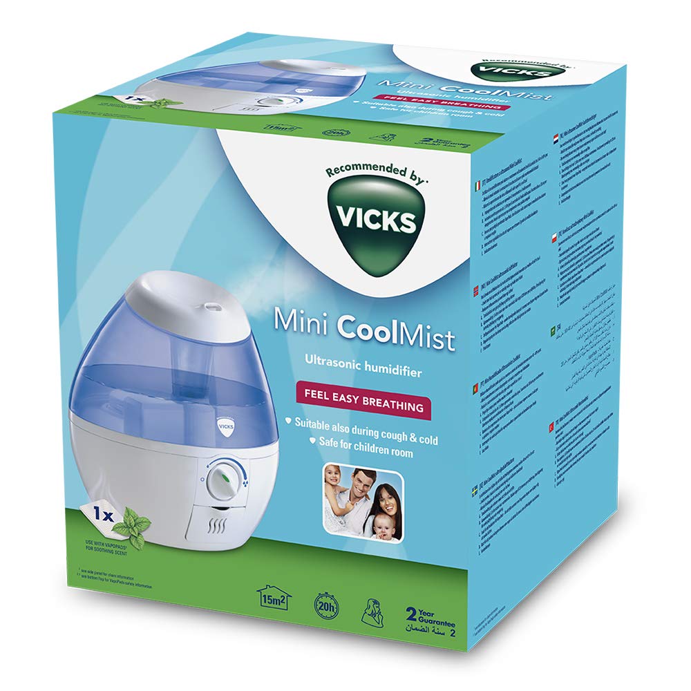 Vicks VUL520E4 VICKS VUL520 Cool Mist Mini Humidificateur a Ultrasons, 1.8 kg