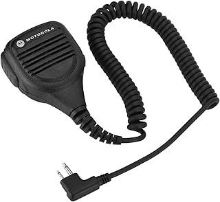 Sports Radio Microphone and Walkie Talkie with 3.5mm Headphone Jack and Steel Belt Clip