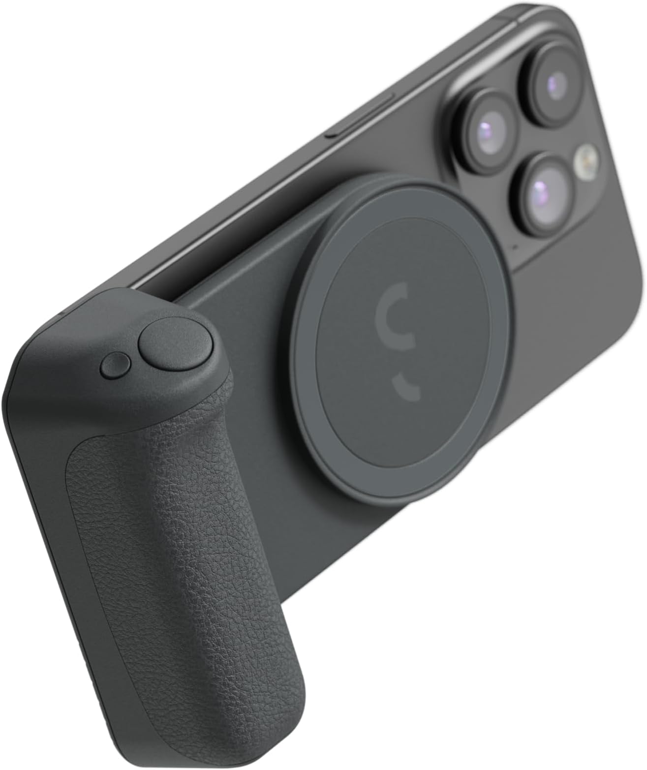 ShiftCam SnapGrip Pro Mobile Phone Battery Grip with Wireless Shutter Release - Magnetic Mount Attaches to Any Phone - Built-in Powerbank with Qi 2 Wireless Charging