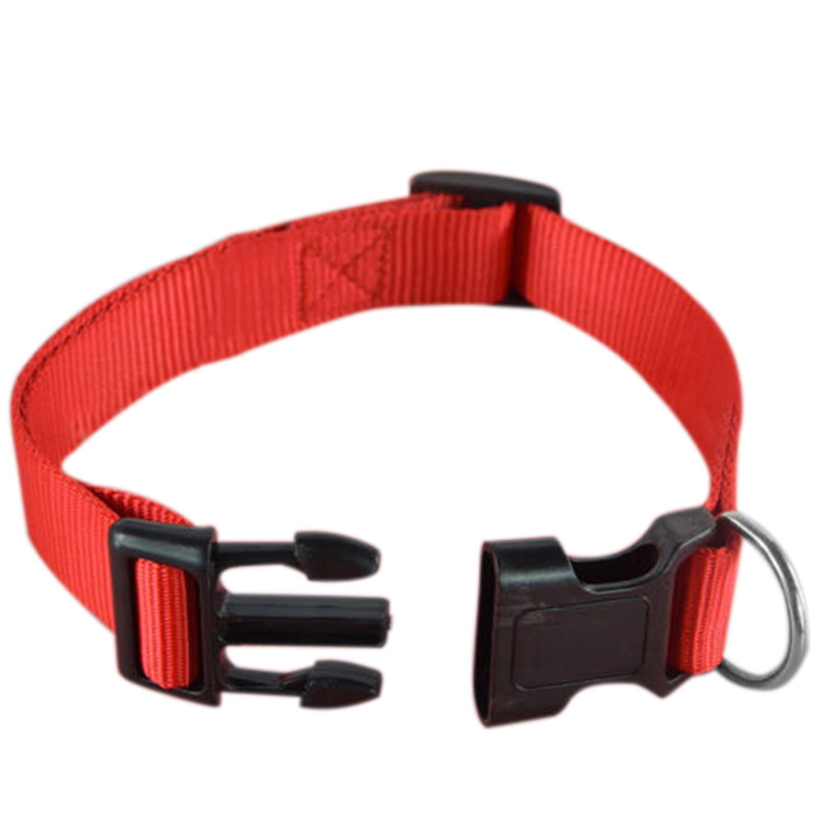 matumou Adjustable Dog Puppy Cat Pet Nylon Necklace Fashion Buckle Neck Collar