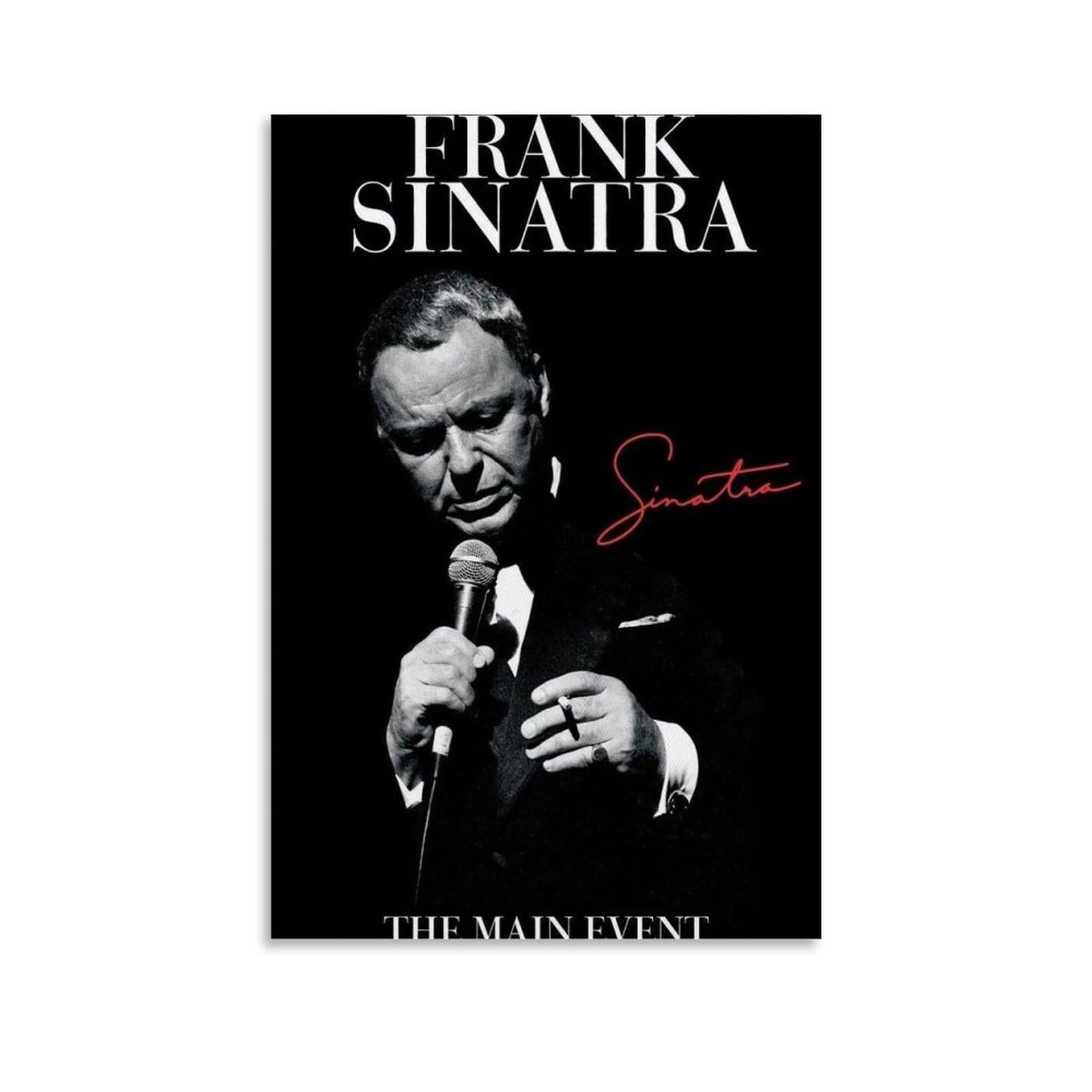 Frank-Sinatra Star Art Poster, Canvas, Wall Art Prints, Gifts, Photo, Picture, Painting, Room Decoration, Home Decoration, 16 x 24 Inches (40 x 60 cm)