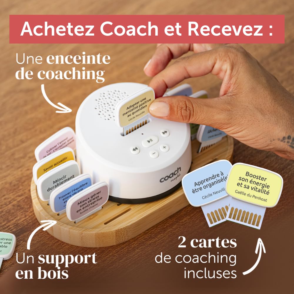 Morfeo Coach - Entrenador de Audio de Desarrollo Personal - Confianza, Energía & Organización - 2 Tarjetas Incluidas Aumentar su energía y vitalidad Aprender a ser organizado - Desconectado Sin