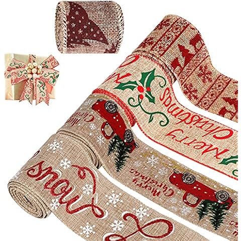 Christmas Ribbon Set for DIY Crafts Cover