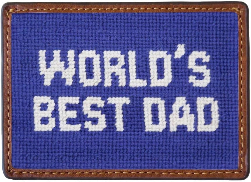 Smathers & Branson Ski Tricks Needlepoint Credit Card Wallet