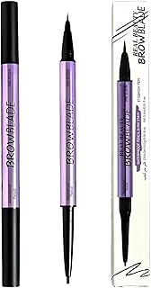 قلم حواجب مقاوم للماء ويدوم طويلًا من ريل بيوتي، بني داكن 002