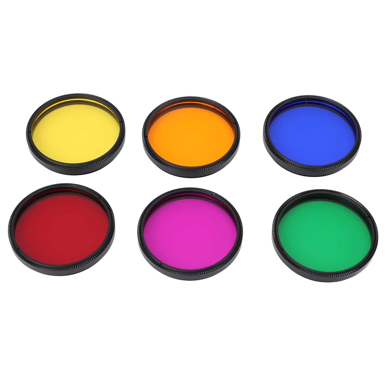 Telescope Eyepiece Filter Set Colorful 2 Inch Moon Nebula Kit for Planetary Observation