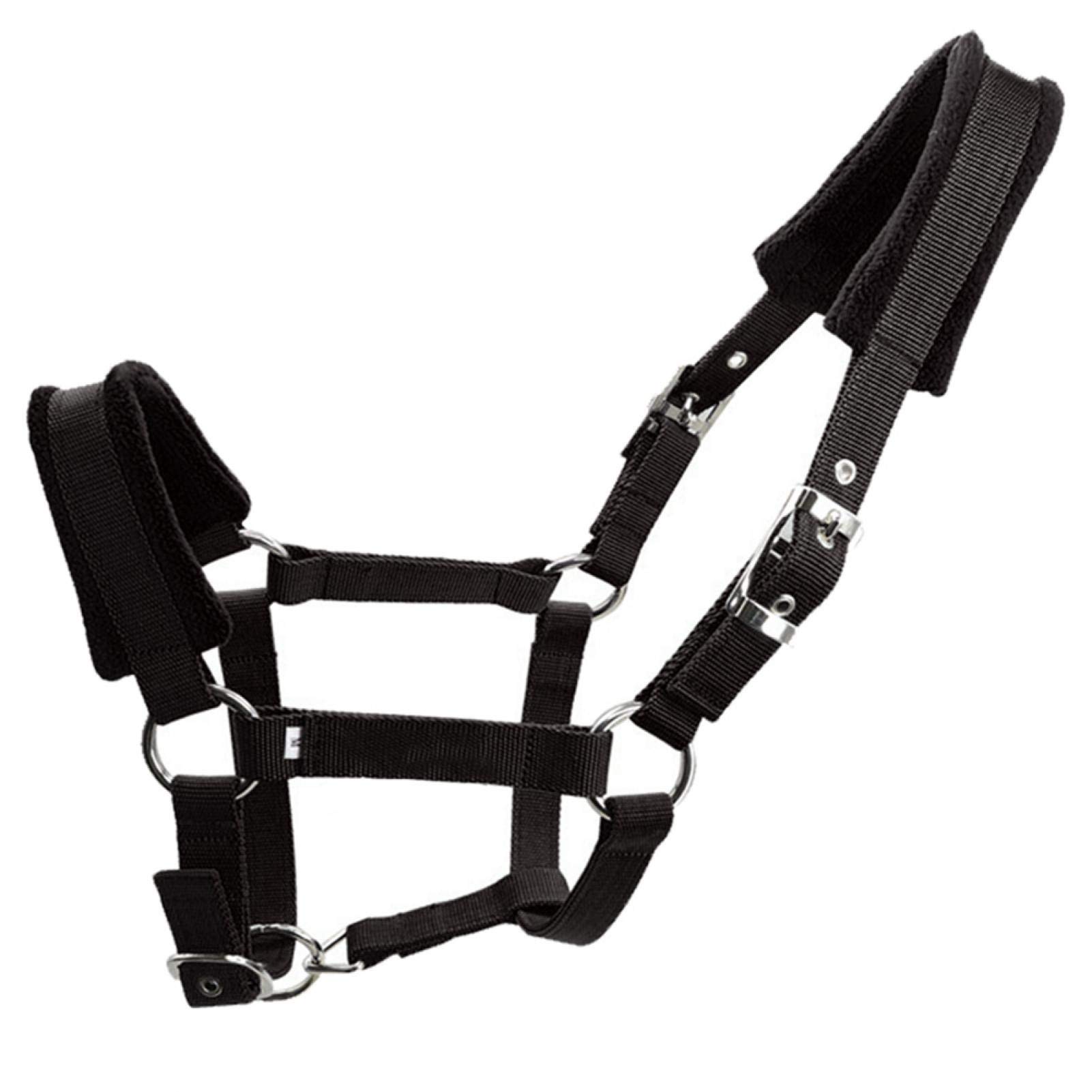 Cape d'équitation amovible double couche épaisse et polaire de sport noire