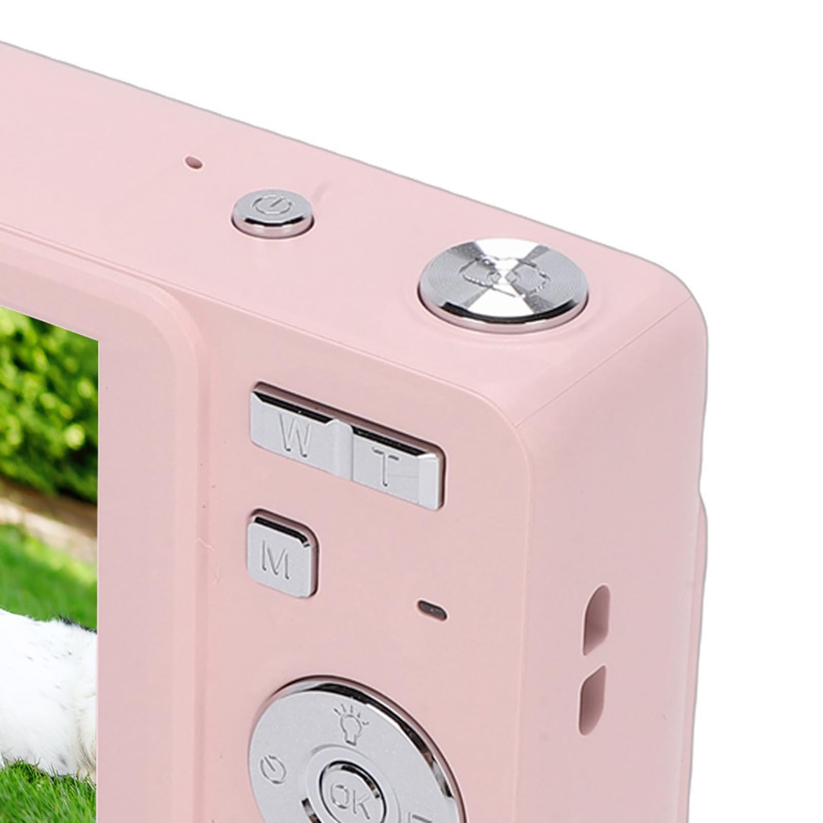 Fotocamera Digitale 4K, Fotocamera Scorrevole retrò con Messa a Fuoco Automatica HD da 64 MP (Pink) | Schermo da 2,8 Pollici, Zoom Digitale 16X, Batteria da 700 MAh, per Adolescenti Adulti Principianti