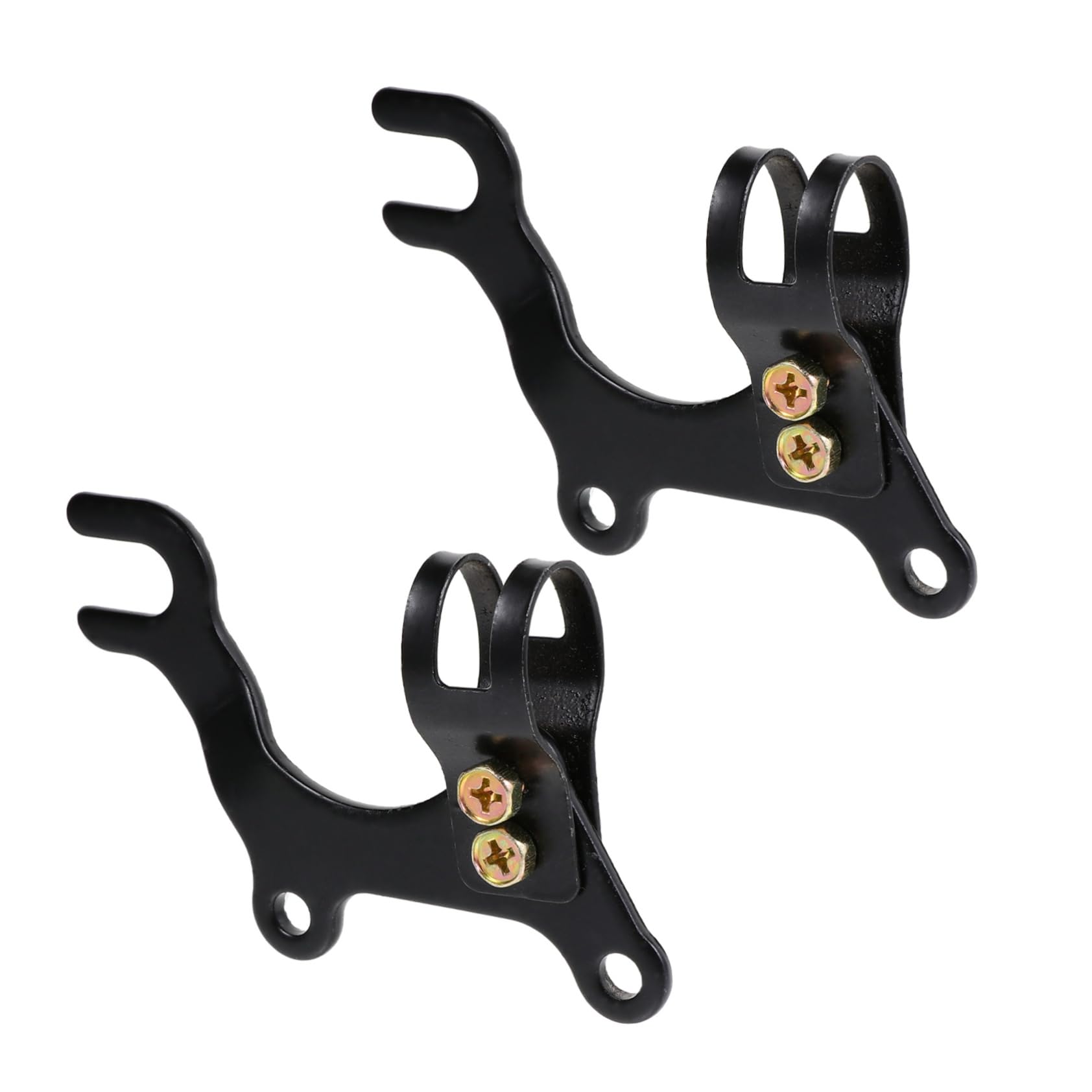 MUSISALY 2Pcs Adjustable Disc Brake Adapter Bracket for Bike Durable Mounting Holder for Bicycle Brake Modification Easy Install for Original Bicycles Without Disc Brake Position