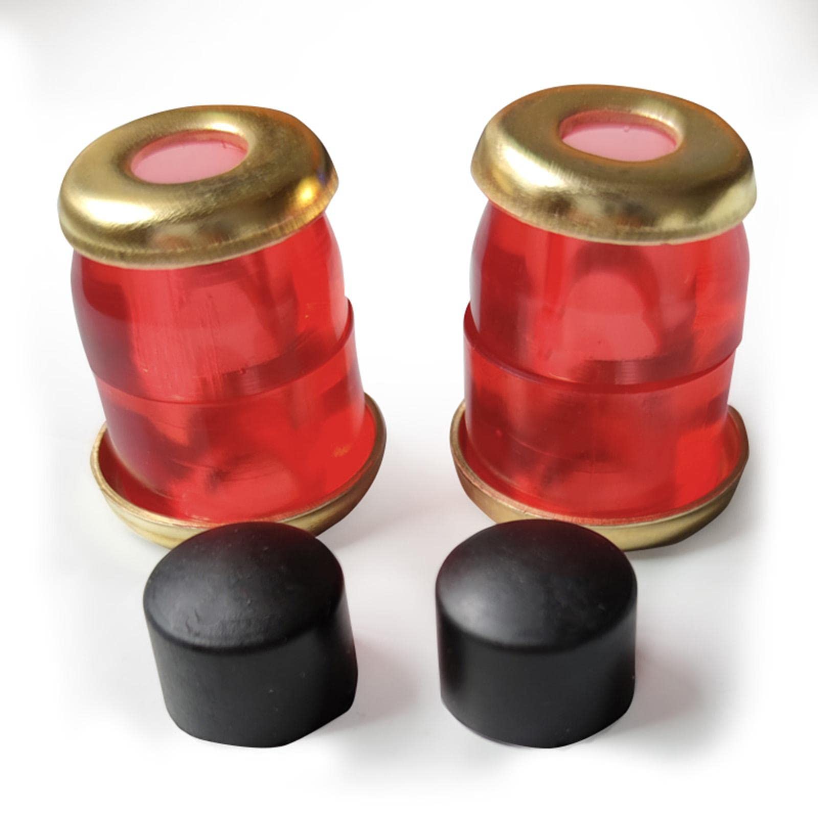 4 Piezas Bujes de Ejes de Skateboard 90A + Bujes Superiores E Inferiores + Arandelas de Amortiguación + Copas Cónicas Y Cilíndricas de PU Ade
